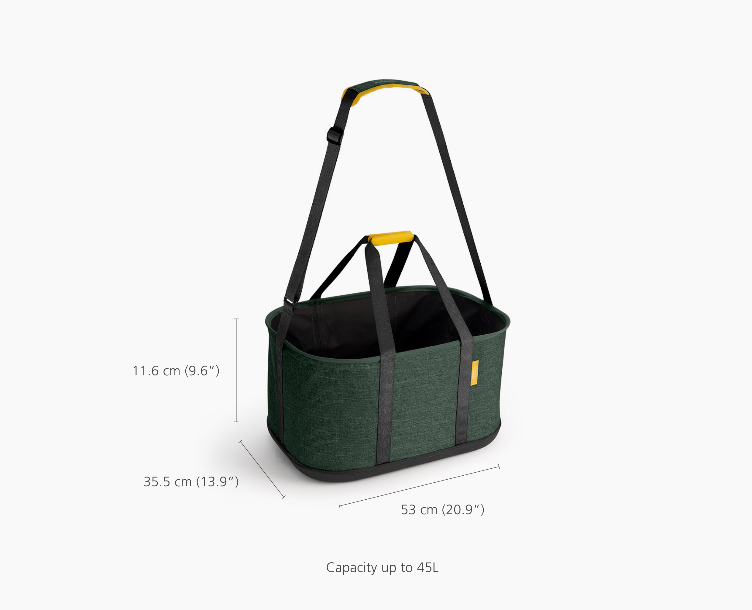 Cesta pleglable 45l outdoors con strap